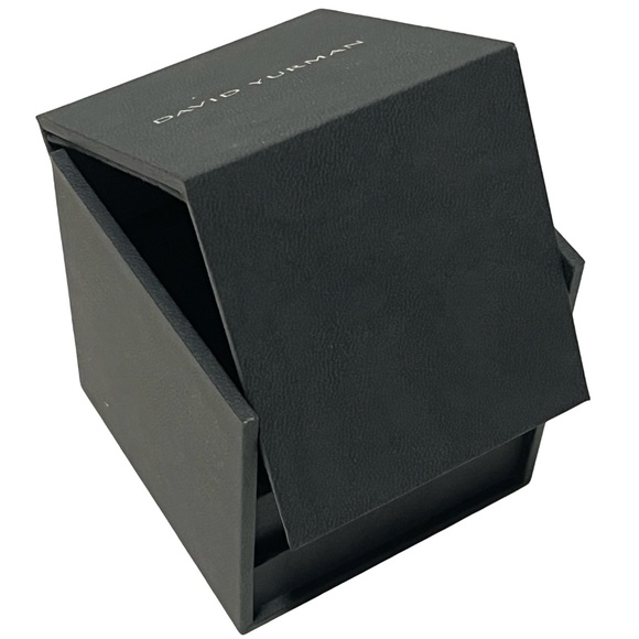 David Yurman Empty Jewelry Gift Box Watch / Bracelet Classic Black 3.25" Square - Picture 2 of 9